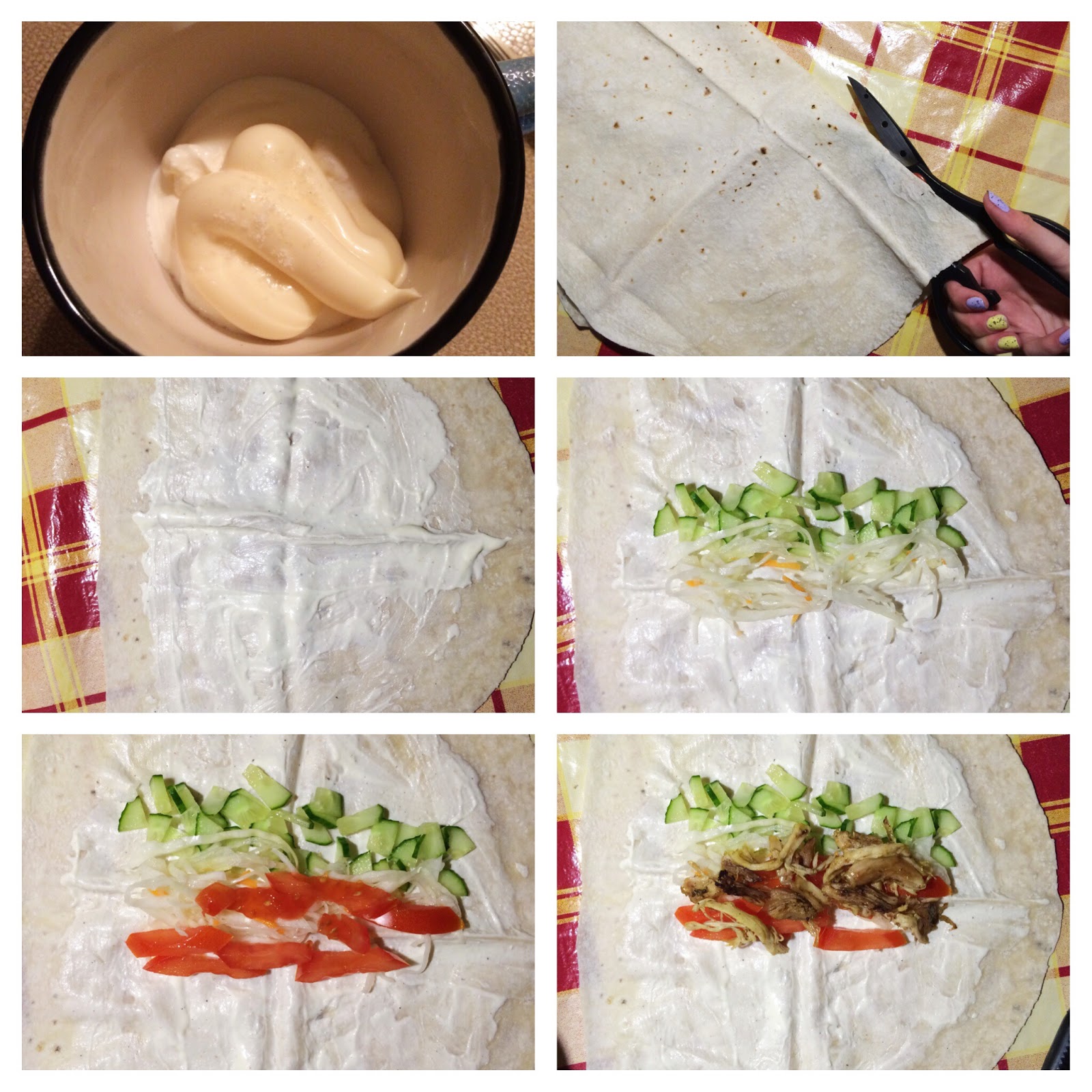 как сделать домашнюю шаурму фото